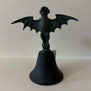 Disney Haunted Mansion Bat Stanchion Bell Black